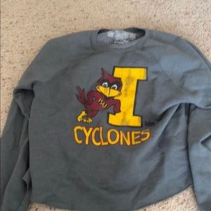 Isu cropped sweatshirt